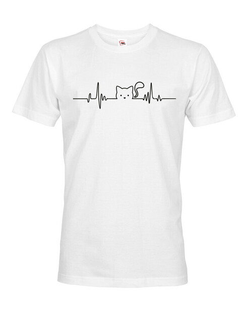 Pánské tričko tep kočky 2