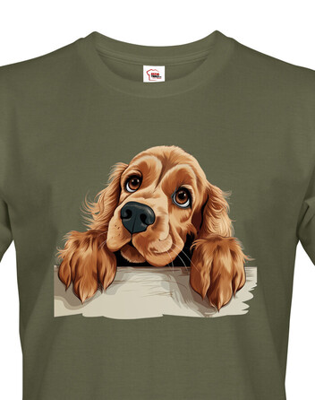 Pánské tričko Anglický Kokršpaněl