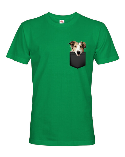 Pánské tričko Barzoj v kapsičce