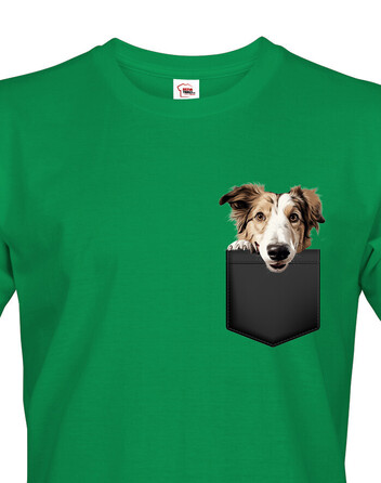 Pánské tričko Barzoj v kapsičce