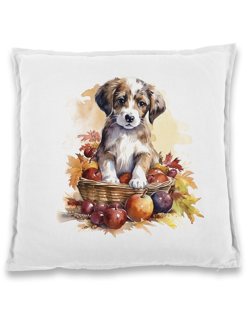 Polštářek Pejsek v košíku