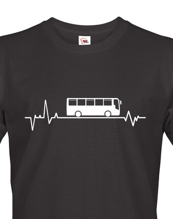 Pánské tričko Autobusař ekg