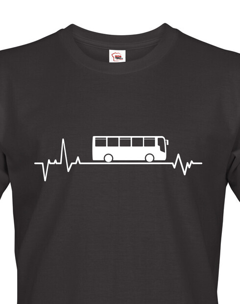 Pánské tričko Autobusař ekg