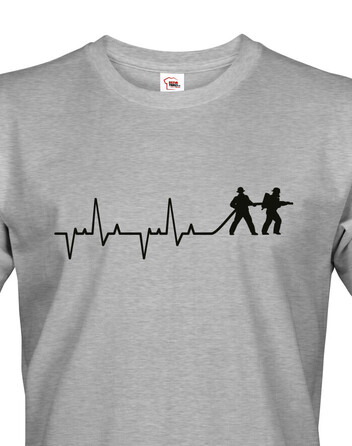 Pánské tričko Hasič tep