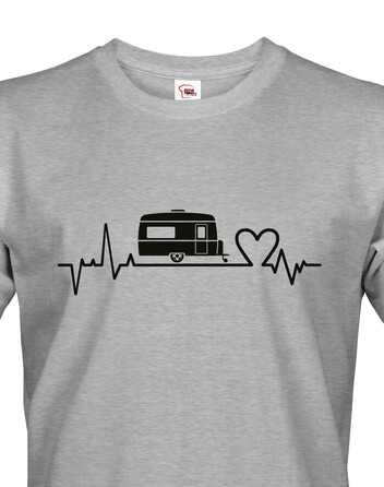 Pánské tričko Ekg karavan