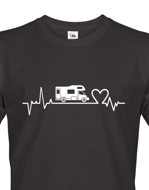 Pánské tričko Ekg Obytný vůz