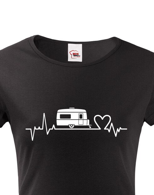 Dámské tričko Ekg karavan