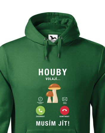 Pánská mikina Houby volají