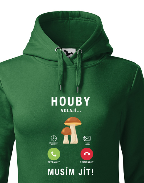 Dámská mikina Houby volají