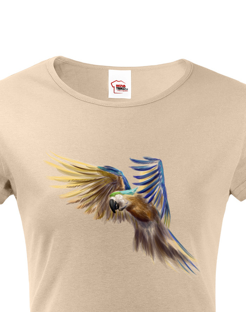 Dámské tričko Papoušek