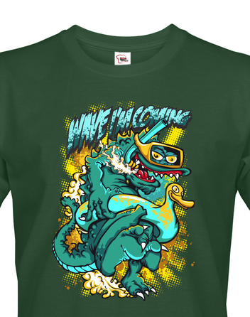 Pánské tričko Vtipný krokodýl