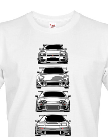 Pánské tričko Japonské vozy