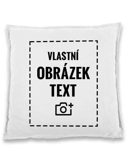 Polštářek s vlastním potiskem 40x40 cm