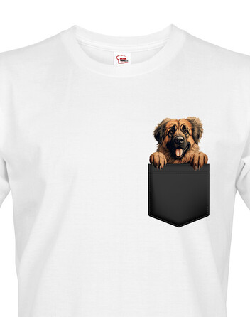 Pánské tričko Leonberger v kapsičce