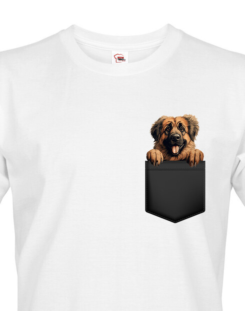 Pánské tričko Leonberger v kapsičce