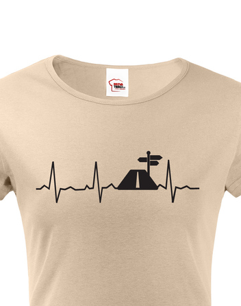 Dámské tričko Tep cestovatele