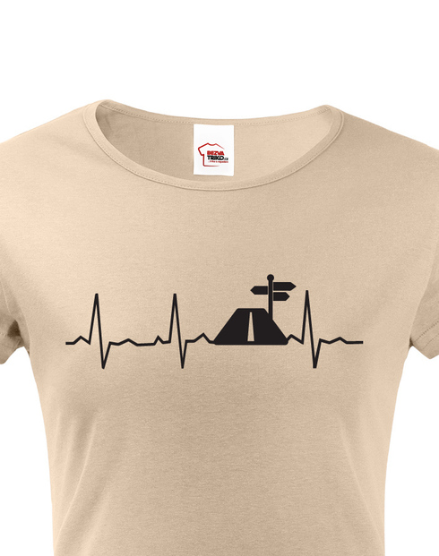 Dámské tričko Tep cestovatele