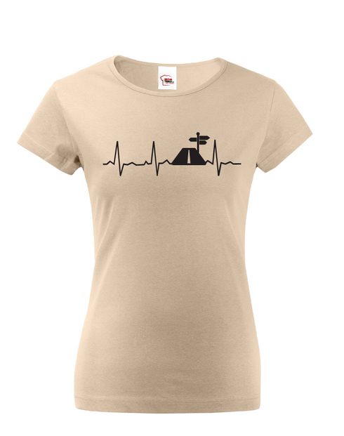 Dámské tričko Tep cestovatele