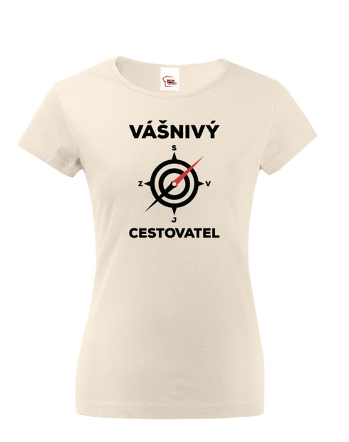 Dámské tričko Vášnivý cestovatel