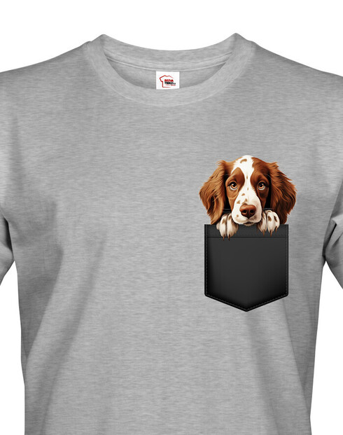 Pánské tričko Velššpringršpaněl v kapsičce