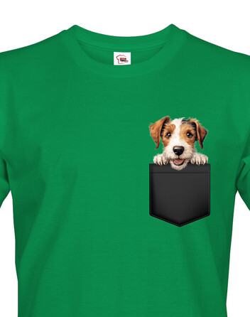 Pánské tričko Foxteriér v kapsičce