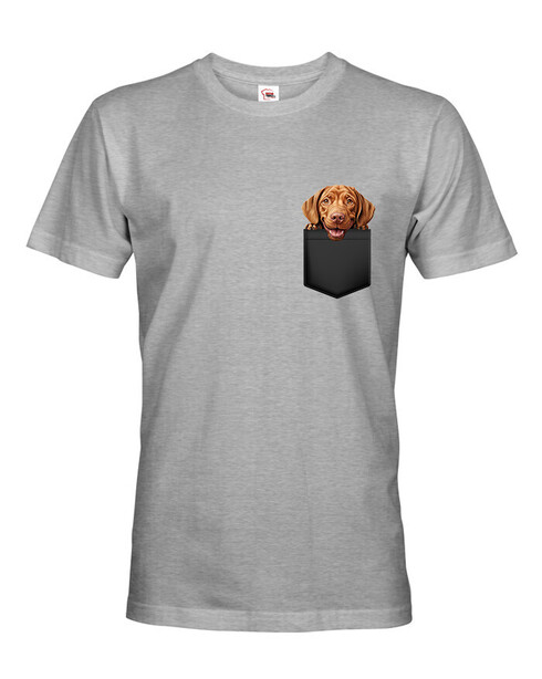 Pánské tričko Maďarský ohař v kapsičce