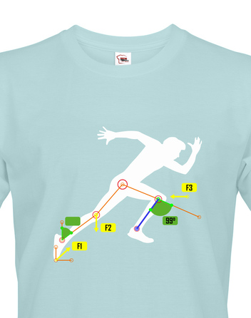 Pánské tričko pro fyzioterapeuty - panáček