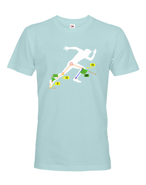 Pánské tričko pro fyzioterapeuty - panáček