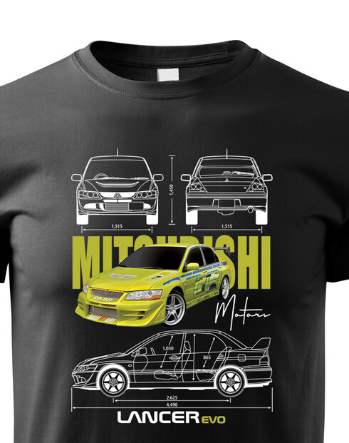 Dětské tričko Mitsubishi Lancer Evolution