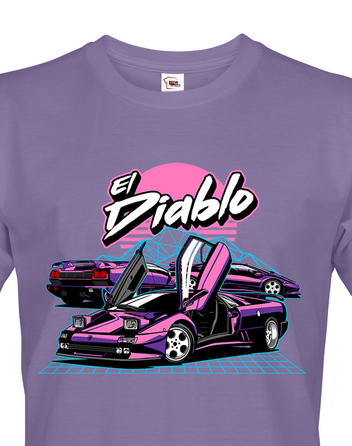 Pánské tričko Lamborghini el diablo