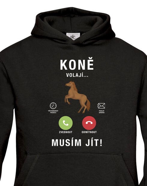 Dětská mikina Koně volají...