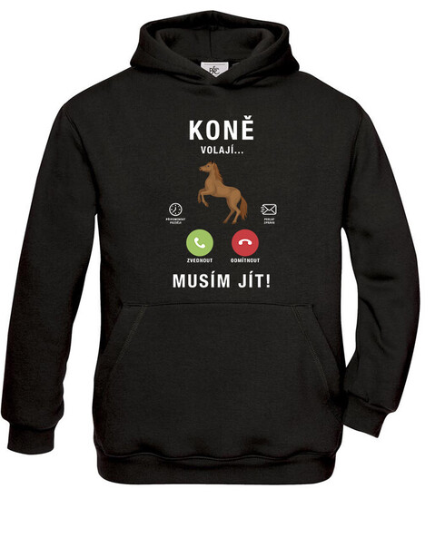 Dětská mikina Koně volají...