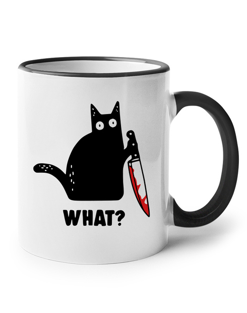 Keramický hrnek s kočkou What