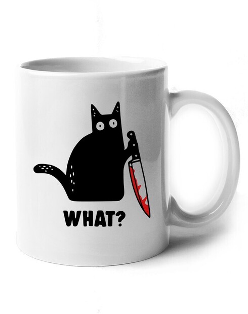 Keramický hrnek s kočkou What