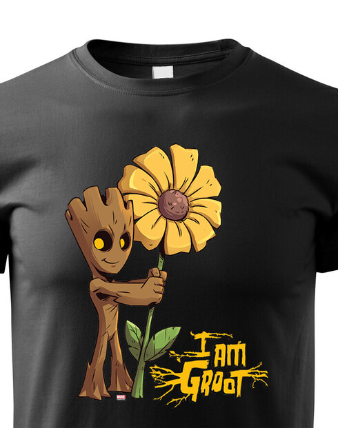 Dětské tričko Groot a květina