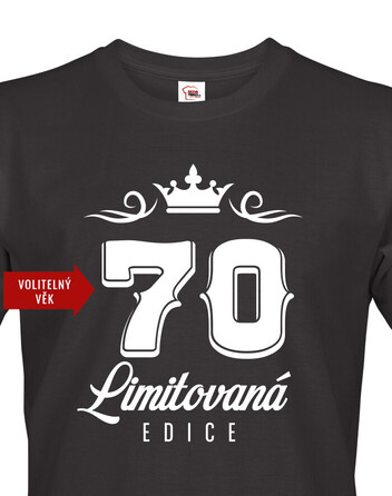 Pánské tričko k 70. narozeninám Limitovaná edice