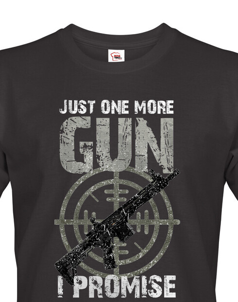 Pánské tričko Just one more gun