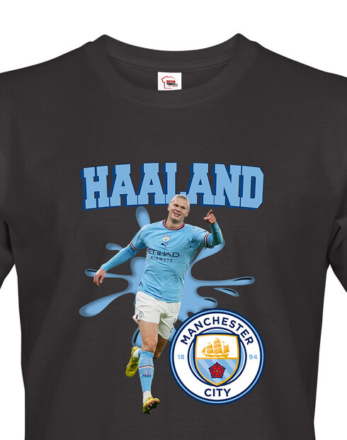 Pánské tričko Haaland - Manchester City