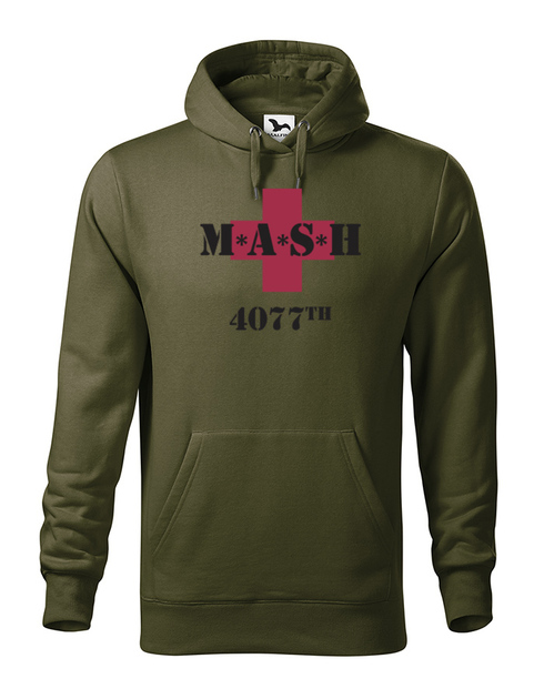 Pánska mikina s potiskem MASH 4077