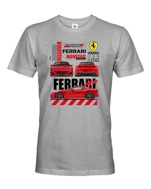 Pánské triko Ferrari Novitec Rosso