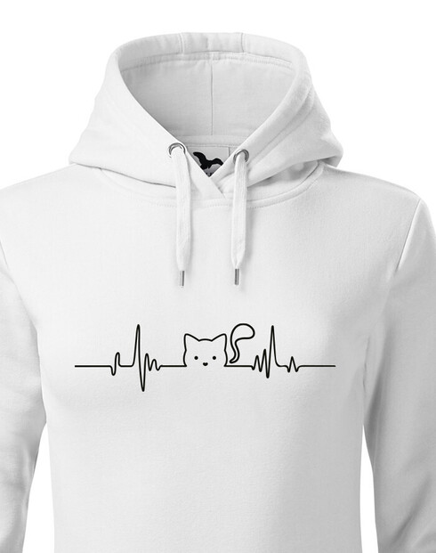 Dámská mikina tep kočky 2