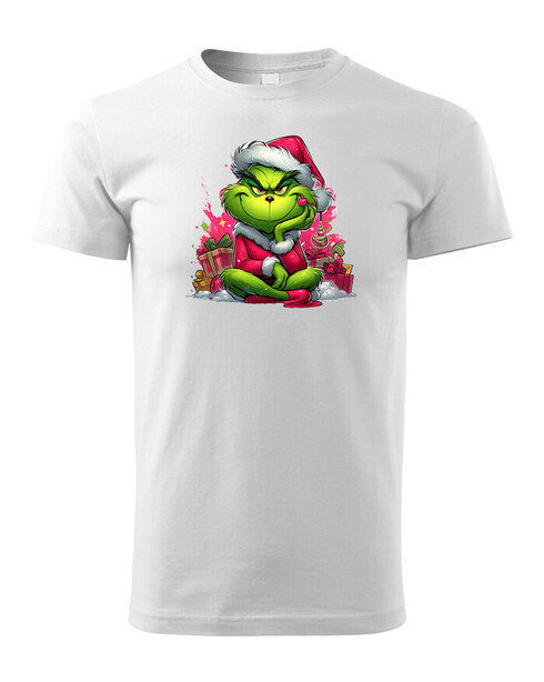 Dětské tričko Grinch s dárky