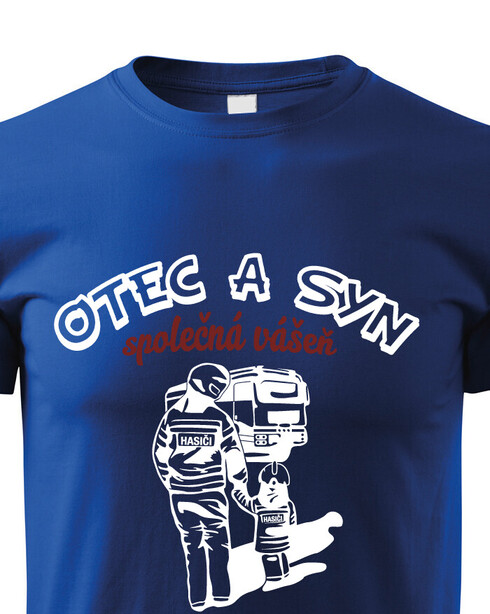 Dětské triko Otec a syn, společná vášeň