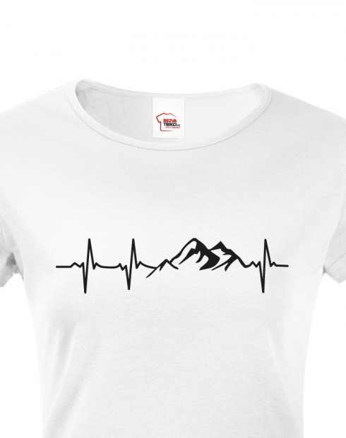 Dámské turistické tričko Tep hory