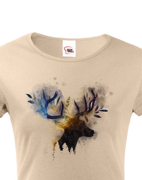 Dámské tričko Jelen