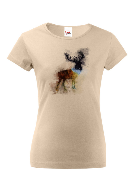 Dámské tričko Jelen
