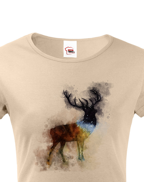 Dámské tričko Jelen