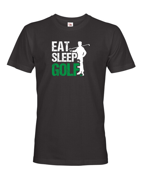 Pánské tričko Eat-sleep-golf