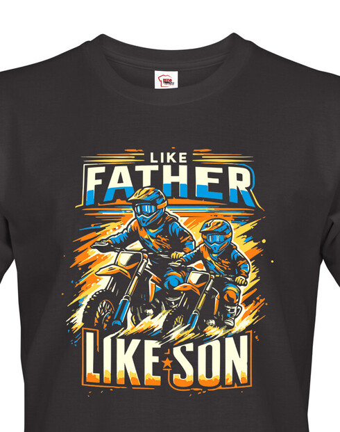 Pánské tričko Like father like son
