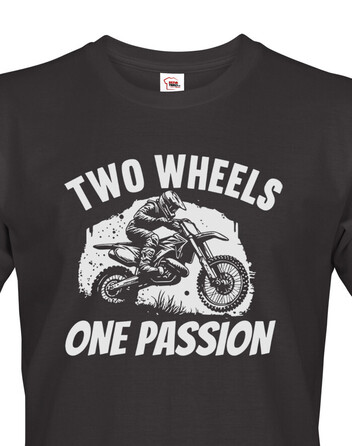 Pánské tričko Two wheels one passion
